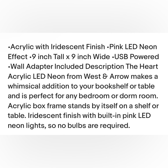 Love LED Acrylic Box Decor - Picture 9 of 9